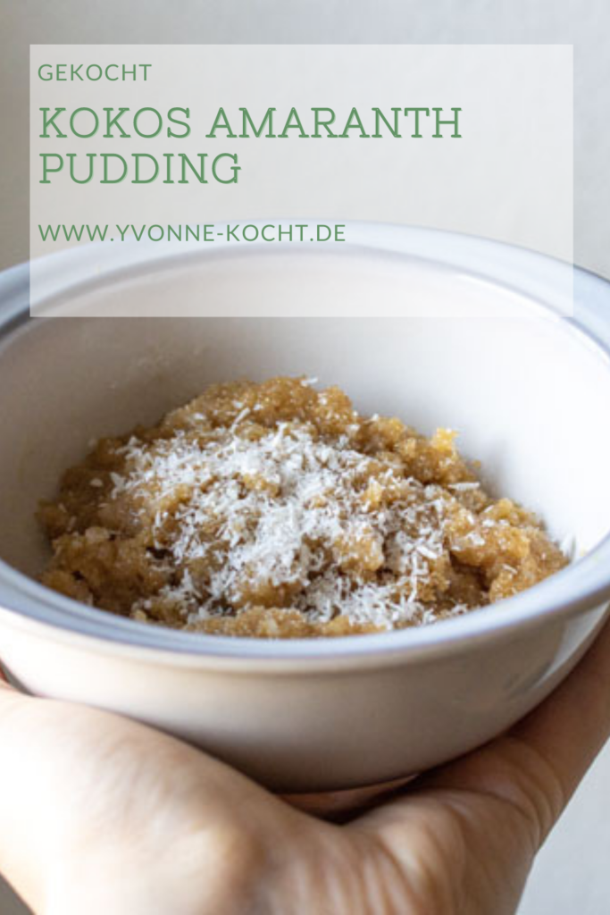 kokos amaranth pudding