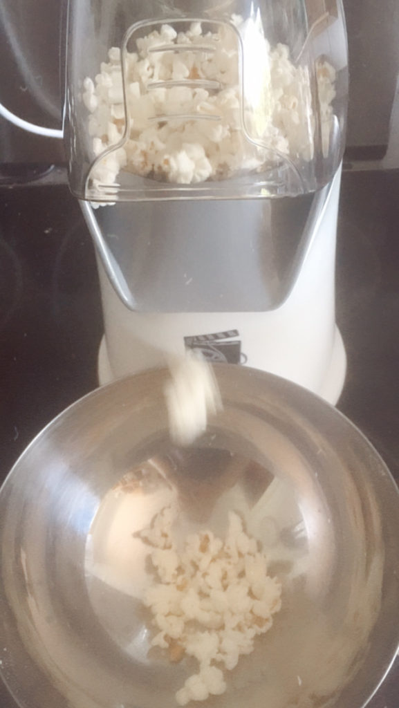 Popcorn im Popcorn Maker