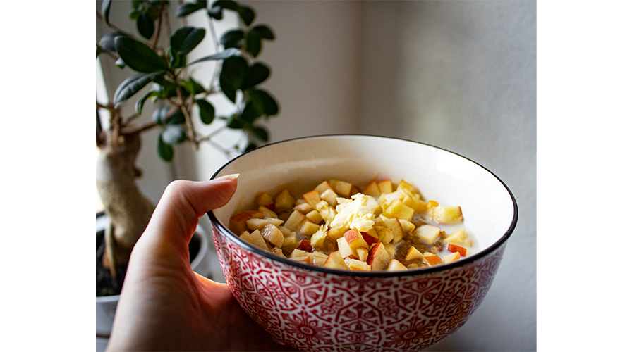 Karamell-Apfel-Oatmeal